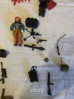 Hasbro G. I. Joe Lot Vehicles & Action Figures with Accessories & Various Parts