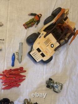 Hasbro G. I. Joe Lot Vehicles & Action Figures with Accessories & Various Parts