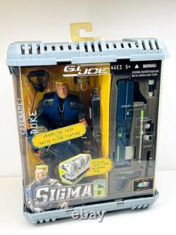 Hasbro G. I. Joe Sigma 6 Duke Action Figure Set New Sealed Rare Retired