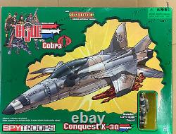 Hasbro GI Joe vs Cobra 3 3/4 Conquest X-30 Spy Troops w Slip Stream TRU 2002