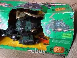 Hasbro GI Joe vs Cobra Night Attack Chopper boxed unused 2002 WORN BOX