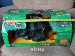 Hasbro GI Joe vs Cobra Night Attack Chopper boxed unused 2002 WORN BOX