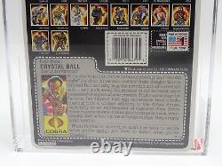 Hasbro Gi Joe Crystal Ball 3 3/4 Figure Afa Graded 85 Nm+ Card