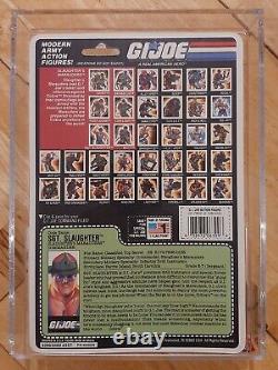 Hasbro Gi Joe Sgt Slaughter Marauders Figure Afa 85 Brand New Sealed Moc Ukg Cas