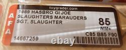 Hasbro Gi Joe Sgt Slaughter Marauders Figure Afa 85 Brand New Sealed Moc Ukg Cas