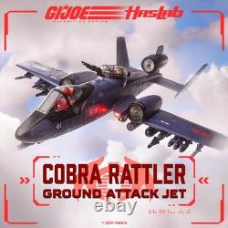 Hasbro Haslab G. I. Joe Classified Series Cobra Rattler Ground Attack Jet, New