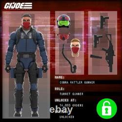 Hasbro Haslab G. I. Joe Classified Series Cobra Rattler Ground Attack Jet, New