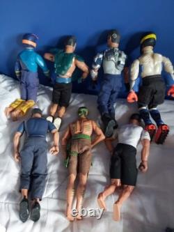 Hasbro Set of 7 Action & G I joe Figures (Job Lot) In Various Outfits VGC Plus