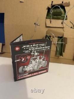 Hasbro Transformers GI Joe Bumblebee Awe Striker Megatron HISS Tank Mash Up