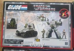 Hasbro Transformers X G. I. JOE Collaboration X4 Collection BNIB Megatron Complete