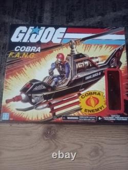 Hasbro retro GI Joe Cobra FANG with Crankcase Vehicle Set Brand New