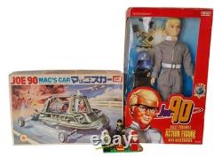 JOE 90 action figure and Mac's Jet car model kit bundle