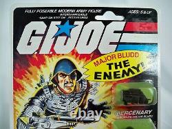 K20 Major Bludd Moc Mint On Sealed Card 20 Back Gi Joe 1983 Original Vintage