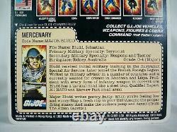K20 Major Bludd Moc Mint On Sealed Card 20 Back Gi Joe 1983 Original Vintage