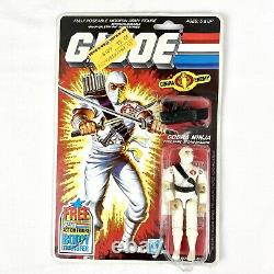 New 1985 GI Joe Figure Cobra Ninja Storm Shadow NOS On Card Extremely Rare