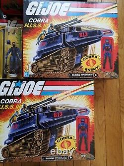 New G. I. Joe Retro Hasbro action figure lot 20 figures and 4 vehicles cobra