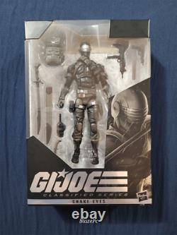 New GI Joe Classified Series Snake Eyes Deluxe 6 in Action Figure Hasbro KO Ver