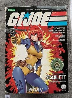 New Sealed Official Kotobukiya GI Joe 1/7 Bishoujo Scarlett Statue