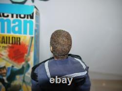 Original Vintage Action Man Gi Joe Team Geyperman Sailor Figure Boxed