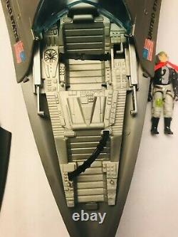 PHANTOM X-19 Stealth Fighter 1988 GI Joe Near Complete + Pilot Ghost Rider