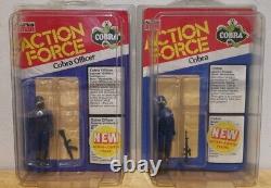 Palitoy Action Force Cobra Trooper & Officer MOC Palitoy Gi Joe 1983 Unpunched