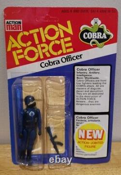 Palitoy Action Force Cobra Trooper & Officer MOC Palitoy Gi Joe 1983 Unpunched