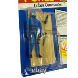 Palitoy Action Force GI Joe Cobra Commander MOC and with display case