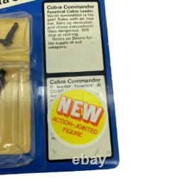 Palitoy Action Force GI Joe Cobra Commander MOC and with display case
