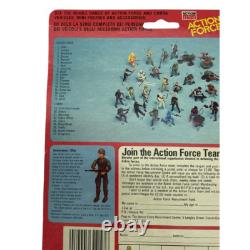 Palitoy Action Force GI Joe Cobra Commander MOC and with display case