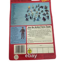 Palitoy Action Force GI Joe Cobra Commander MOC and with display case