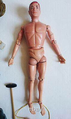 Palitoy Vintage Painted Red Head Action Man G. I. Joe Deep Sea Diver 1964 VAM