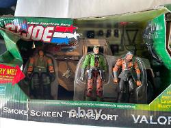 RARE! G. I. Joe Valor vs Venom Smoke Screen Transport and Cobra Ringneck 6 Figures
