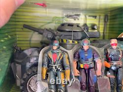 RARE! G. I. Joe Valor vs Venom Smoke Screen Transport and Cobra Ringneck 6 Figures