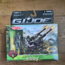 RARE GI Joe PURSUIT OF COBRA JUNGLE TERROR TWIN BATTLE GUN w EXCL RANGE VIPER