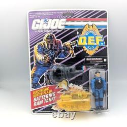 Rare 1992 GI Joe DEF Shockwave Hasbro Sealed Carded Battle-Flash Ram Tank