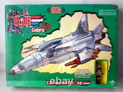 Rare 2002 G. I. Joe Vs Cobra Conquest X-30 Sound Attack Plane Hasbro New Sealed