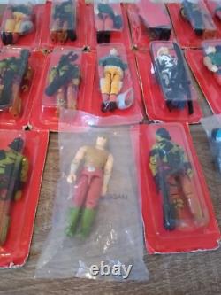 Rare 80's Vintage Collection of G I Joe Cobra Action Figures Original Packaging