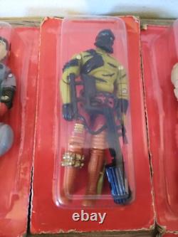 Rare 80's Vintage Collection of G I Joe Cobra Action Figures Original Packaging