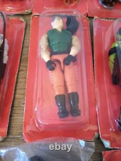 Rare 80's Vintage Collection of G I Joe Cobra Action Figures Original Packaging