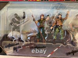 Rare GIJOE 5 Figure 25 Anniversary Set SNAKE EYES LADY JAYE HAWK FLINT SHIPWRECK