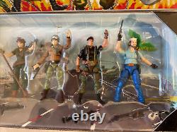 Rare GIJOE 5 Figure 25 Anniversary Set SNAKE EYES LADY JAYE HAWK FLINT SHIPWRECK