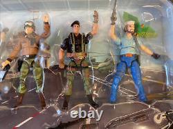 Rare GIJOE 5 Figure 25 Anniversary Set SNAKE EYES LADY JAYE HAWK FLINT SHIPWRECK