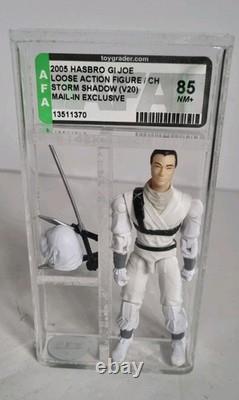Rare Vintage GI JOE Storm Shadow v20 2005 Mail Away Special 3.75 Graded 85
