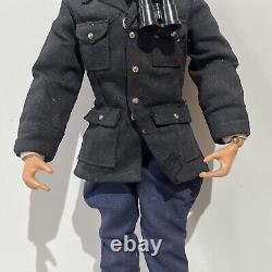 SCARCE VINTAGE FRENCH ACTION JOE/ACTION MAN GENDARMERIE OFFICER with MOTORBIKE