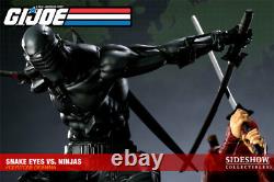 Sideshow G. I. Joe Snake Eyes Vs. Red Ninjas Polystone Diorama Exclusive Statue