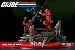 Sideshow G. I. Joe Snake Eyes Vs. Red Ninjas Polystone Diorama Exclusive Statue