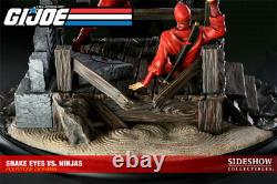 Sideshow G. I. Joe Snake Eyes Vs. Red Ninjas Polystone Diorama Exclusive Statue