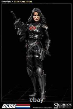 Sideshow Gi Joe Cobra Assassin Baroness Inteligence Officer 1/6 Scale Figure New