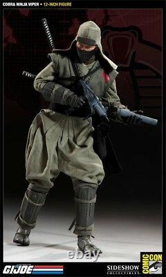 Sideshow SDCC Exclusive Cobra Viper Green Ninja 1/6 Scale 12 GI Joe Figure