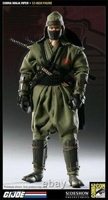 Sideshow SDCC Exclusive Cobra Viper Green Ninja 1/6 Scale 12 GI Joe Figure